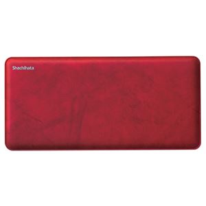 （まとめ） シャチハタ 印マット4 なつ印・筆記用 レッド IMS-1B 1枚 【×10セット】