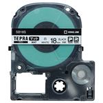 （まとめ） キングジム テプラ PRO テープカートリッジ マットラベル 18mm 白／黒文字 SB18S 1個 【×4セット】