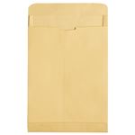 （まとめ） TANOSEE マチ付クラフト大型封筒 角0 120g／m2 1パック（50枚） 【×2セット】
