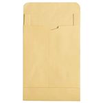 （まとめ） TANOSEE マチ付クラフト大型封筒（幅広） 角2 120g／m2 1パック（50枚） 【×2セット】