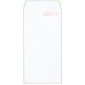 （まとめ） ピース R40再生ケント封筒 長3 80g／m2 〒枠あり ホワイト 業務用パック 483-80 1箱（1000枚） 【×2セット】