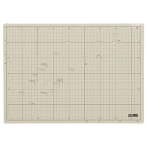 （まとめ） TANOSEE 滑りにくいカッターマット A3 320×450mm 1枚 【×4セット】