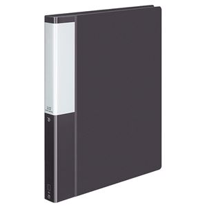 （まとめ） コクヨ クリヤーブック（クリアブック）（POSITY） 替紙式 A4タテ 30穴 25ポケット付属 背幅33mm ダークグレー P3ラ-L730DM 1冊 【×5セット】