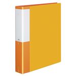 （まとめ） コクヨ クリヤーブック（クリアブック）（POSITY） 替紙式 A4タテ 30穴 35ポケット付属 背幅53mm オレンジ P3ラ-L740YR 1冊 【×5セット】
