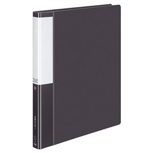 （まとめ） コクヨ 名刺ホルダー（POSITY） 替紙式 A4タテ 30穴 300名用 ヨコ入れ ダークグレー P3メイ-335NDM 1冊 【×5セット】