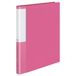 （まとめ） コクヨ 名刺ホルダー（POSITY） 替紙式 A4タテ 30穴 300名用 ヨコ入れ ピンク P3メイ-335NP 1冊 【×5セット】