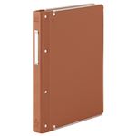 （まとめ） コクヨ バインダーMP PP貼り B5タテ 26穴 100枚収容 背幅33mm 赤 ハ-10NR 1冊 【×3セット】
