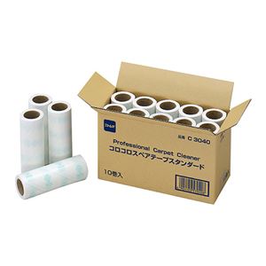 （まとめ） ニトムズ コロコロ スタンダード スペアテープ 幅160mm×90周巻 C3040 1箱（10巻） 【×3セット】