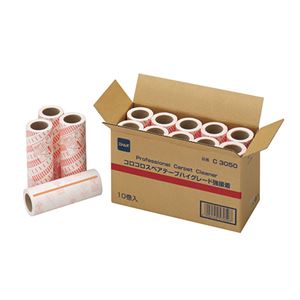 （まとめ） ニトムズ コロコロ ハイグレード強接着 スペアテープ 幅160mm×80周巻 C3050 1箱（10巻） 【×2セット】