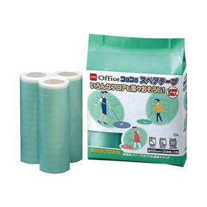 （まとめ） ニトムズ オフィスコロコロ 多用途フロア用 スペアテープ 幅160mm×25周巻 C3210 1パック（3巻） 【×5セット】