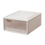 （まとめ） 天馬 Fits フィッツケース クローゼット（ワイド） M-53 W440×D530×H230mm カプチーノ 1個 【×2セット】