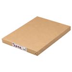 （まとめ） TANOSEE 白画用紙 八つ切 業務用パック 1パック（100枚） 【×4セット】