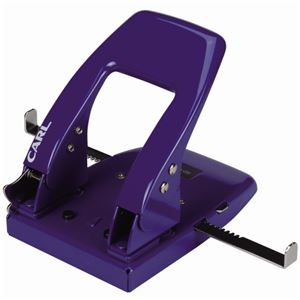 （まとめ） カール事務器 2穴パンチ 50枚穿孔 ブルー SD-88-B 1台 【×2セット】