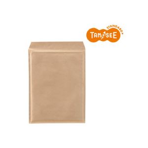 TANOSEE クッション封筒エコノミー A4ワイド用 内寸260×350mm 茶 1パック(100枚)