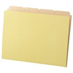 （まとめ） TANOSEE カットフォルダー4山（クラフト厚紙タイプ） A4 1パック（40冊） 【×5セット】