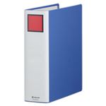 （まとめ） キングファイル スーパードッチ（脱・着）イージー A4タテ 700枚収容 背幅86mm 青 2477A 1冊 【×10セット】