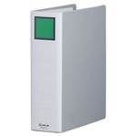 （まとめ） キングファイル スーパードッチ（脱・着）イージー A4タテ 700枚収容 背幅86mm グレー 2477A 1冊 【×10セット】