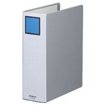 （まとめ） キングファイル スーパードッチ（脱・着）イージー A4タテ 800枚収容 背幅96mm グレー 2478A 1冊 【×10セット】