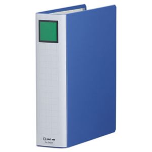 （まとめ） キングファイル スーパードッチ（脱・着）イージー B5タテ 500枚収容 背幅66mm 青 2455A 1冊 【×10セット】