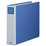 （まとめ） キングファイル スーパードッチ（脱・着）イージー A3ヨコ 600枚収容 背幅76mm 青 3406EA 1冊 【×10セット】