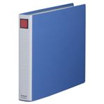 （まとめ） キングファイル スーパードッチ（脱・着）イージー B4ヨコ 300枚収容 背幅46mm 青 2493EA 1冊 【×10セット】