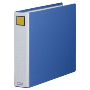 （まとめ） キングファイル スーパードッチ（脱・着）イージー B4ヨコ 400枚収容 背幅56mm 青 2494EA 1冊 【×10セット】