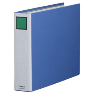 （まとめ） キングファイル スーパードッチ（脱・着）イージー B4ヨコ 500枚収容 背幅66mm 青 2495EA 1冊 【×10セット】