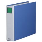 （まとめ） キングファイル スーパードッチ（脱・着）イージー B4ヨコ 500枚収容 背幅66mm 青 2495EA 1冊 【×10セット】