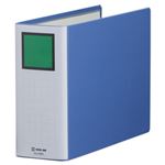 （まとめ） キングファイル スーパードッチ（脱・着）イージー A4ヨコ 800枚収容 背幅96mm 青 2488A 1冊 【×10セット】