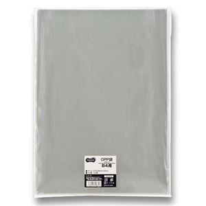 （まとめ） TANOSEE OPP袋 フラット B4用 270×380mm 1パック（100枚） 【×5セット】