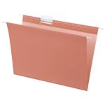 （まとめ） TANOSEE ハンギングフォルダー A4 ピンク 1パック（5冊） 【×10セット】