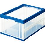 （まとめ） 積水テクノ商事西日本 エコタイプ オリタタミコンテナ 40L STS4DB 1台 【×2セット】