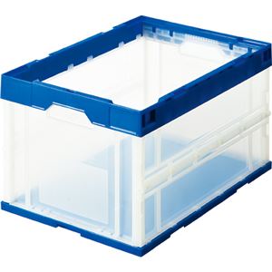 （まとめ） 積水テクノ商事西日本 エコタイプ オリタタミコンテナ 50L STS5DB 1台 【×2セット】