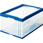 （まとめ） 積水テクノ商事西日本 エコタイプ オリタタミコンテナ 75L STS7DB 1台 【×2セット】