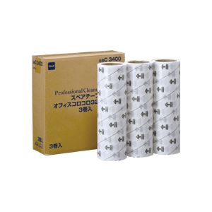 ニトムズ オフィスコロコロ スタンダード スペアテープ 幅320mm×40m巻 C3400 1パック(3巻)