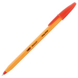 （まとめ） BIC 油性ボールペン オレンジEG 1.0mm 赤 業務用パック E-ORMJ20EGRED 1箱（20本） 【×5セット】
