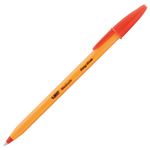 （まとめ） BIC 油性ボールペン オレンジEG 1.0mm 赤 業務用パック E-ORMJ20EGRED 1箱（20本） 【×5セット】