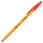 （まとめ） BIC 油性ボールペン オレンジEG 0.7mm 赤 業務用パック E-ORGF20EGRED 1箱（20本） 【×5セット】