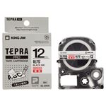 （まとめ） キングジム テプラ PRO テープカートリッジ 転写テープ 12mm 黒文字 SL12KN 1個 【×5セット】