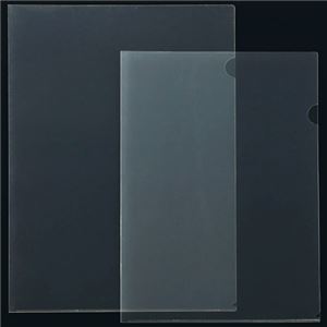 （まとめ） G-Aim クリヤーホルダー（クリアホルダー） ハイクリスタル B4 クリスタル YG-110-B4 1パック（10枚） 【×4セット】