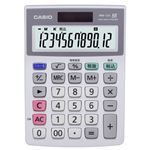 （まとめ） カシオ CASIO 特大表示電卓 12桁 ミニジャストサイズ MW-12A-N 1台 【×5セット】