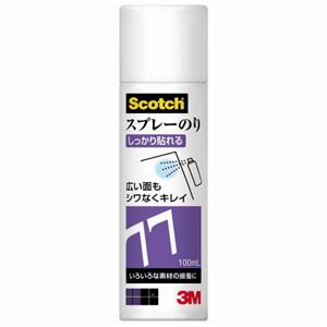 （まとめ） 3M スプレーのり77 しっかりはれる77タイプ 100ml S／N77-100 1本 【×5セット】