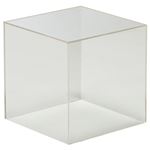 （まとめ） クルーズ アクリルボックス5面体 クリア 20cm角 AB-200 1個 【×3セット】