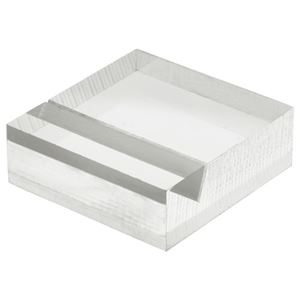 （まとめ） 光 透明アクリルカード立て 30×30×10mm A339-1-6 1パック（6個） 【×5セット】