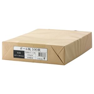 （まとめ） 今村紙工 ボール紙 B4 業務用パック TTM-B4 1パック（100枚） 【×3セット】