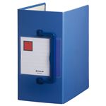 （まとめ） キングファイル スーパードッチ（特厚） A4タテ 1500枚収容 背幅166mm 青 3515 1冊 【×4セット】