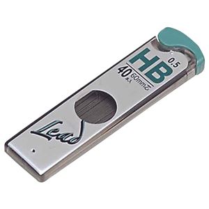 （まとめ） プラチナ プラチナシャープ SHARP芯 P-LEAD 0.5mm HB シン5Q-200A#4 1セット（400本：40本×10個） 【×5セット】