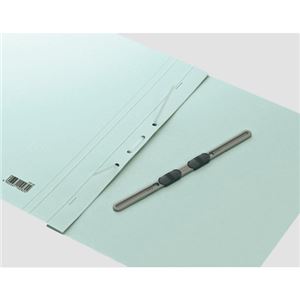 （まとめ） ライオン事務器 フラットファイル（AWタイプ） 厚とじ A4タテ 250枚収容 背幅28mm 水 AW-518Sミズ 1セット（10冊） 【×5セット】