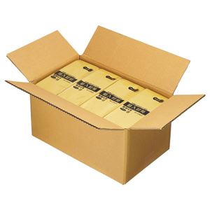 （まとめ） TANOSEE 筋入封筒 長4 32g／m2 1セット（2000枚：100枚×20パック） 【×2セット】