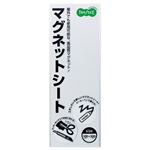 （まとめ） TANOSEE マグネットカラーシート レギュラー 300×100×0.8mm 白 1セット（10枚） 【×3セット】